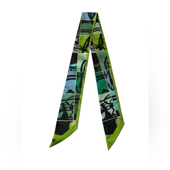 Hermes Silk Soie en Desordre Twilly - Picture 2 of 6